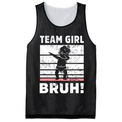 Family Team Girl Bruh Gender Reveal Party Announcement Mesh Reversible Basketball Jersey Tank