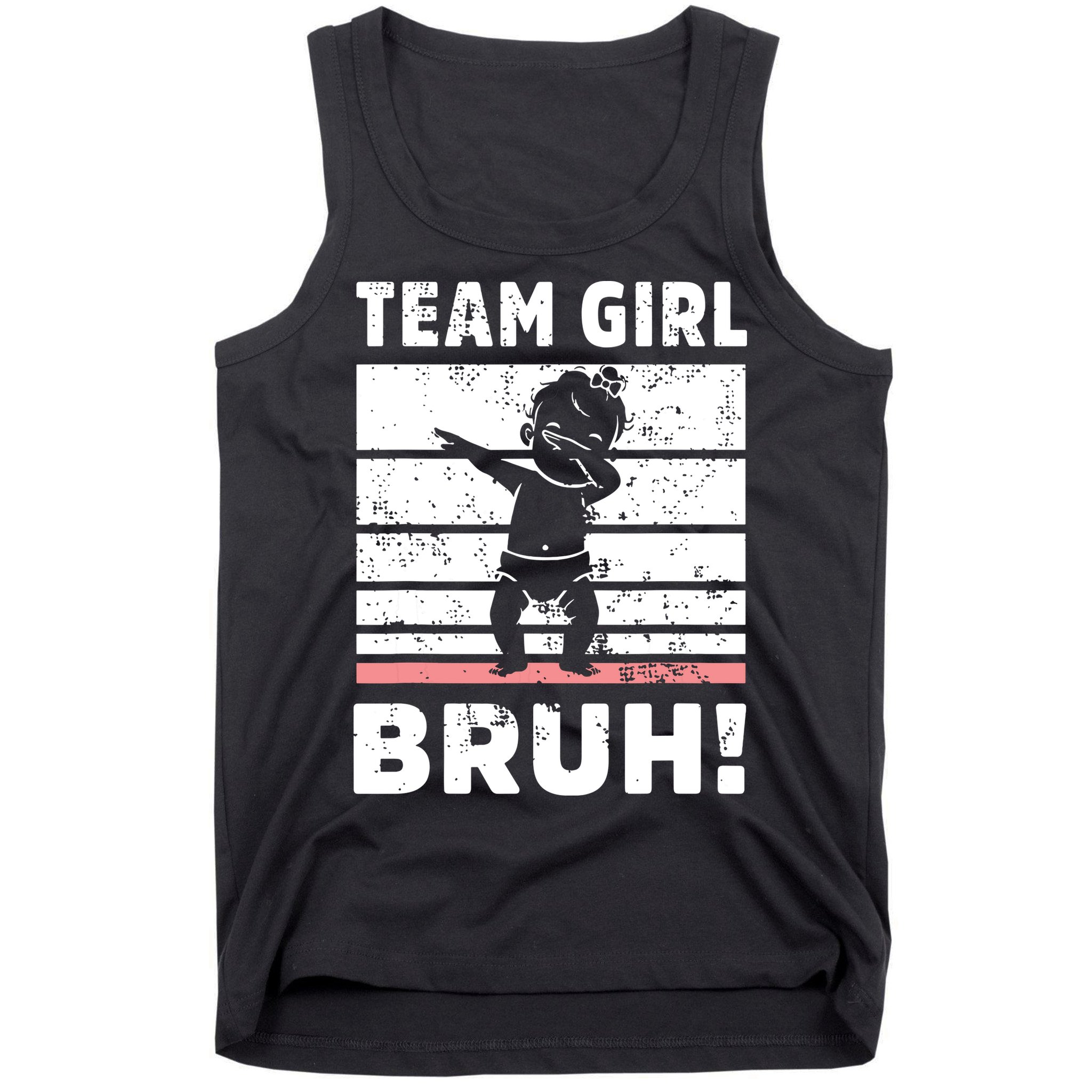 Family Team Girl Bruh Gender Reveal Party Announcement Tank Top