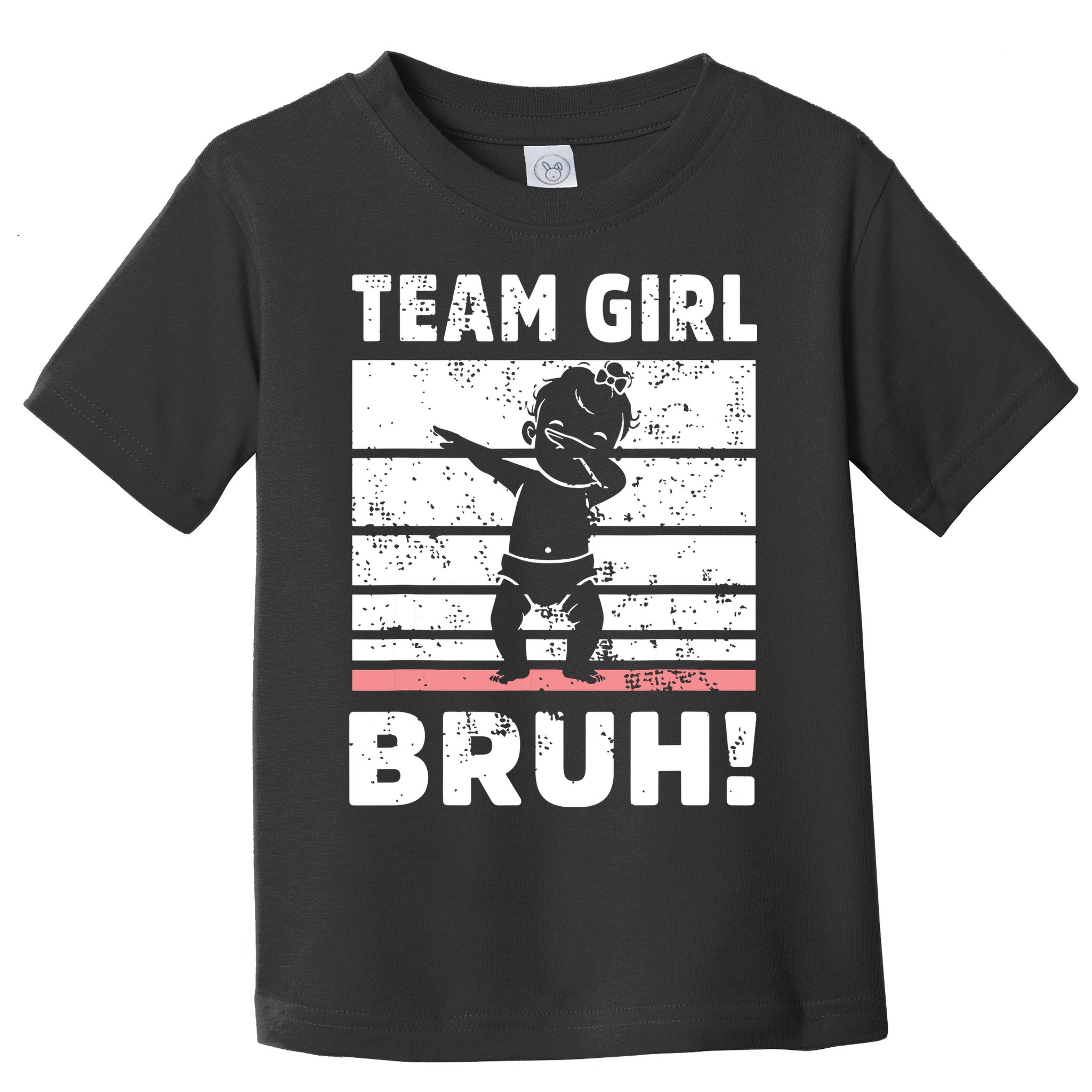 Family Team Girl Bruh Gender Reveal Party Announcement Toddler T-Shirt
