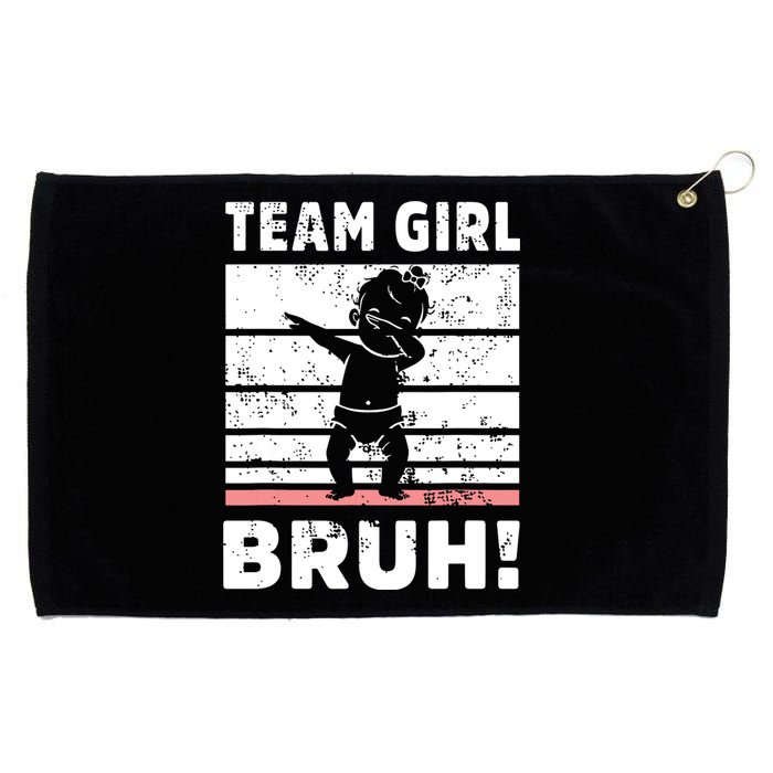 Family Team Girl Bruh Gender Reveal Party Announcement Grommeted Golf Towel