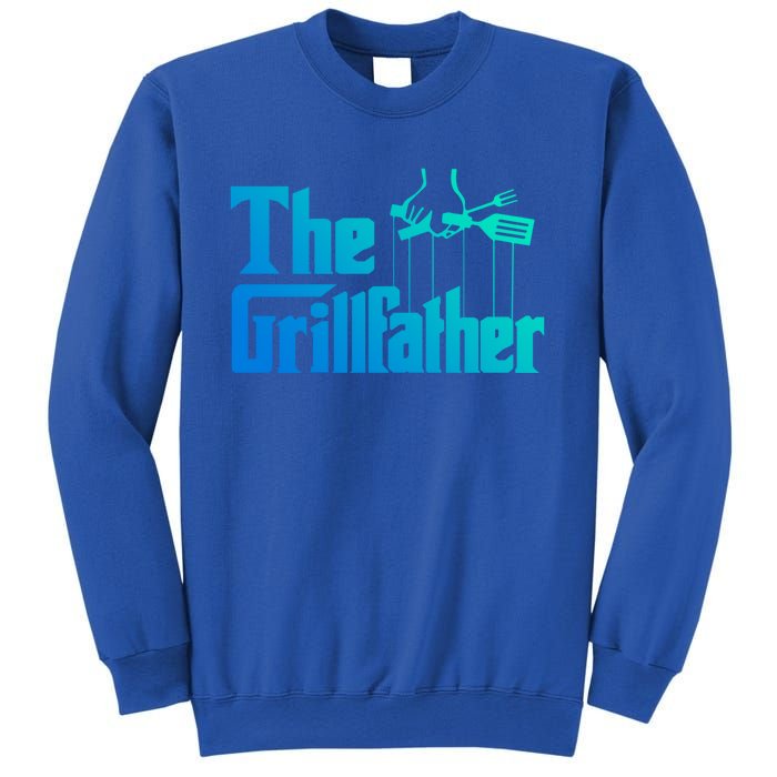 Funny The Grillfather Bbq Grill And Smoker Barbecue Chef Gift Sweatshirt