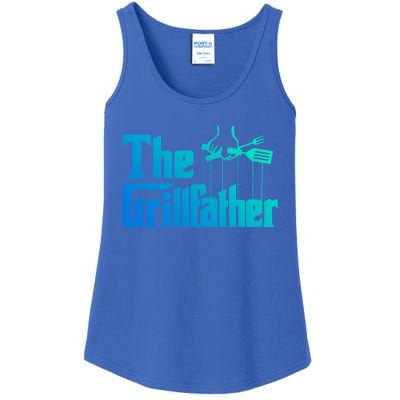 Funny The Grillfather Bbq Grill And Smoker Barbecue Chef Gift Ladies Essential Tank