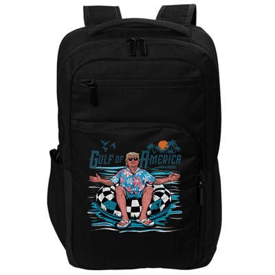 Funny Trump Gulf Of Us America 2025 Trump Merchandise Impact Tech Backpack