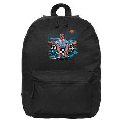 Funny Trump Gulf Of Us America 2025 Trump Merchandise 16 in Basic Backpack
