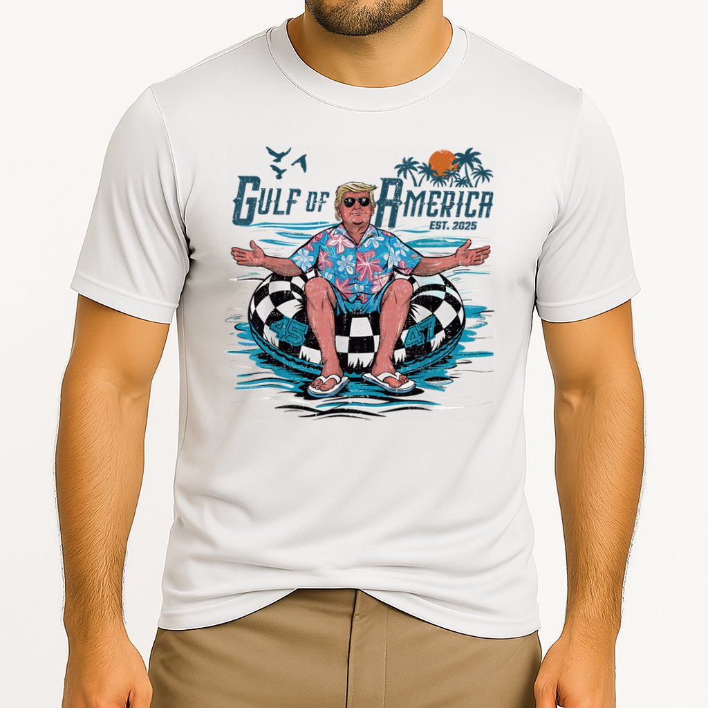 Funny Trump Gulf Of Us America 2025 Trump Merchandise Cooling Performance Crew T-Shirt