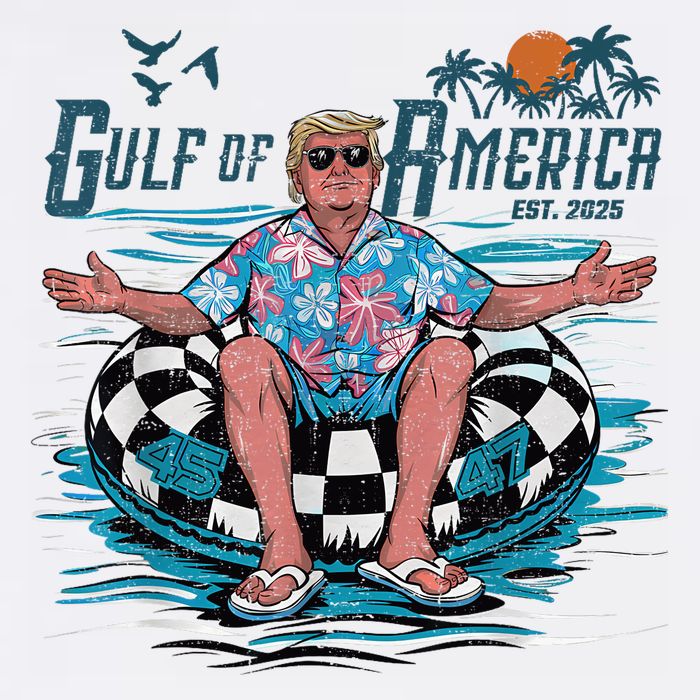 Funny Trump Gulf Of Us America 2025 Trump Merchandise Button
