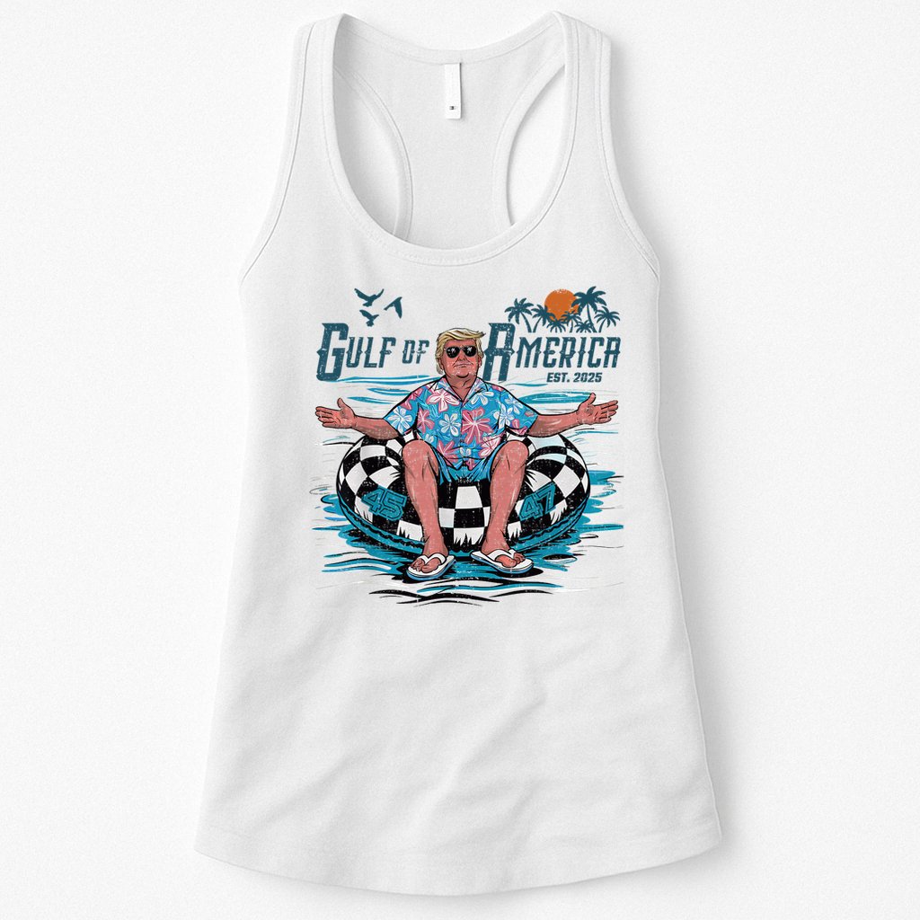 Funny Trump Gulf Of Us America 2025 Trump Merchandise Womens Tank Top