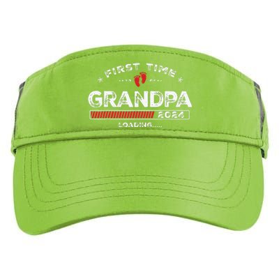 First Time Grandpa Est 2024 Loading Soon To Be Dad Grandpa Adult Drive Performance Visor