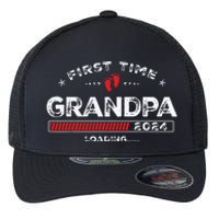 First Time Grandpa Est 2024 Loading Soon To Be Dad Grandpa Flexfit Unipanel Trucker Cap