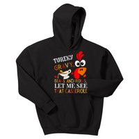 Funny Turkey Gravy Beans And Rolls Let Me See That Casserole Kids Hoodie