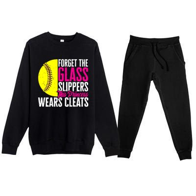 Forget The Glass Slippers This Princess Wears Cleats Premium Crewneck Sweatsuit Set