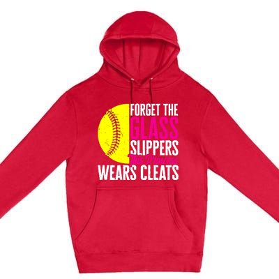 Forget The Glass Slippers This Princess Wears Cleats Premium Pullover Hoodie