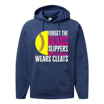 Forget The Glass Slippers This Princess Wears Cleats Performance Fleece Hoodie