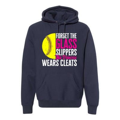 Forget The Glass Slippers This Princess Wears Cleats Premium Hoodie