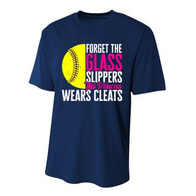 Forget The Glass Slippers This Princess Wears Cleats Performance Sprint T-Shirt