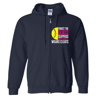 Forget The Glass Slippers This Princess Wears Cleats Full Zip Hoodie