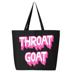 Funny Throat Goat Adult Humor Sarcastic Outfit 25L Jumbo Tote