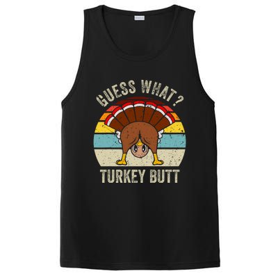 Funny Thanksgiving Guess What Turkey Butt PosiCharge Competitor Tank