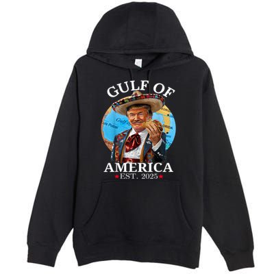 Funny Trump Gulf Of Us America Est 2025 Premium Pullover Hoodie