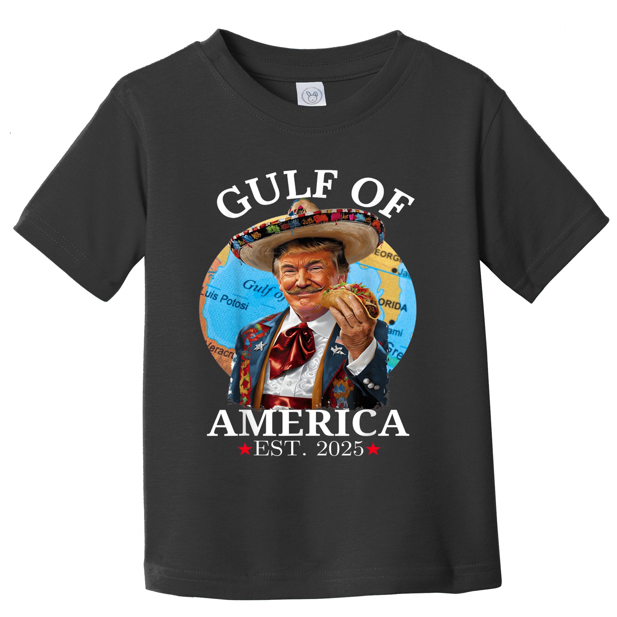 Funny Trump Gulf Of Us America Est 2025 Toddler T-Shirt