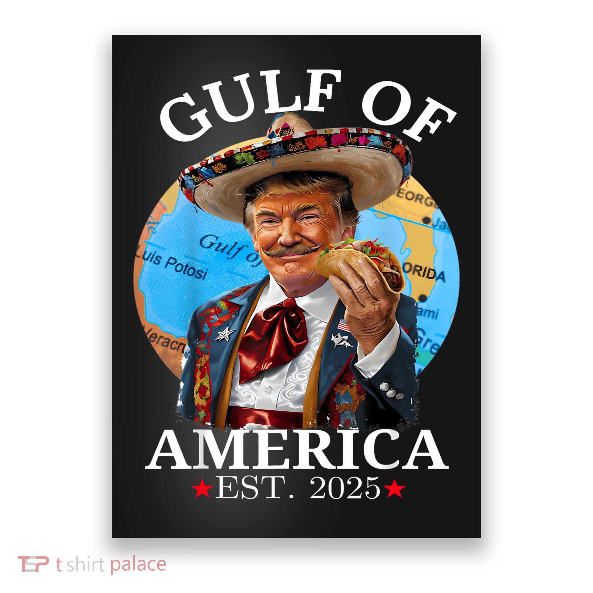 Funny Trump Gulf Of Us America Est 2025 Poster