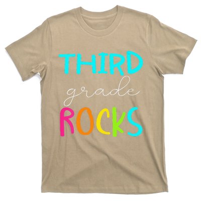 Funny Third Grade Rocks Team 3rd Grade Teacher T-Shirt