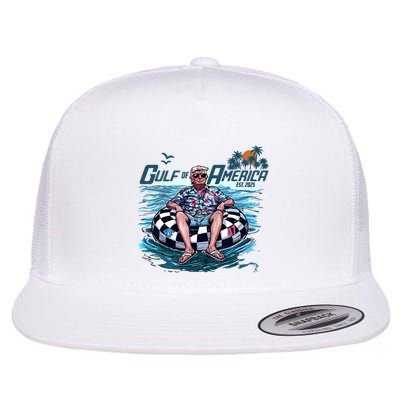 Funny Trump Gulf Of Us America Est 2025 Flatbill Hat