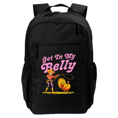 Funny Thanksgiving Get In My Belly Backpack