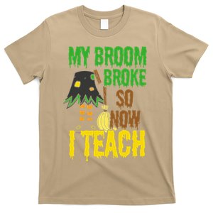 Funny Teacher Gift Idea Witch Halloween T-Shirt