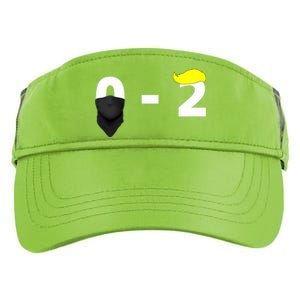 Funny Trump Golf Course Gunshots 02 Trump Is Safe Adult Drive Performance Visor