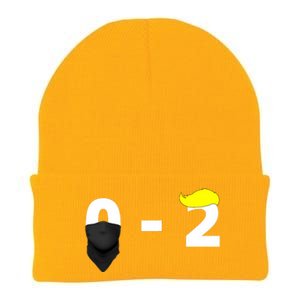 Funny Trump Golf Course Gunshots 02 Trump Is Safe Knit Cap Winter Beanie