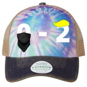 Funny Trump Golf Course Gunshots 02 Trump Is Safe Legacy Tie Dye Trucker Hat