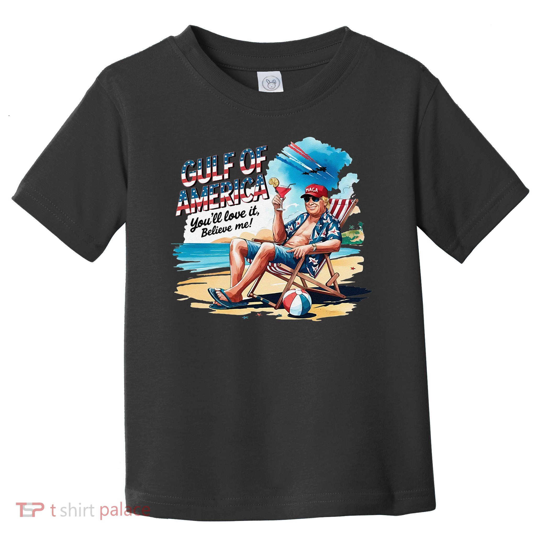 Funny Trump Gulf Of Us America Toddler T-Shirt