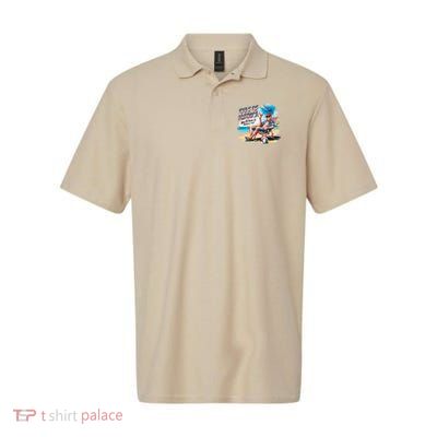 Funny Trump Gulf Of Us America Softstyle Adult Sport Polo