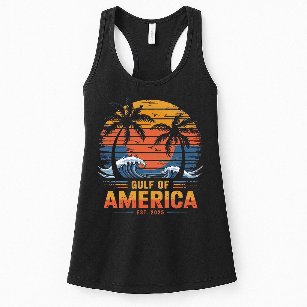 Funny Trump Gulf Of Us America 2025 Trump Merchandise Womens Tank Top
