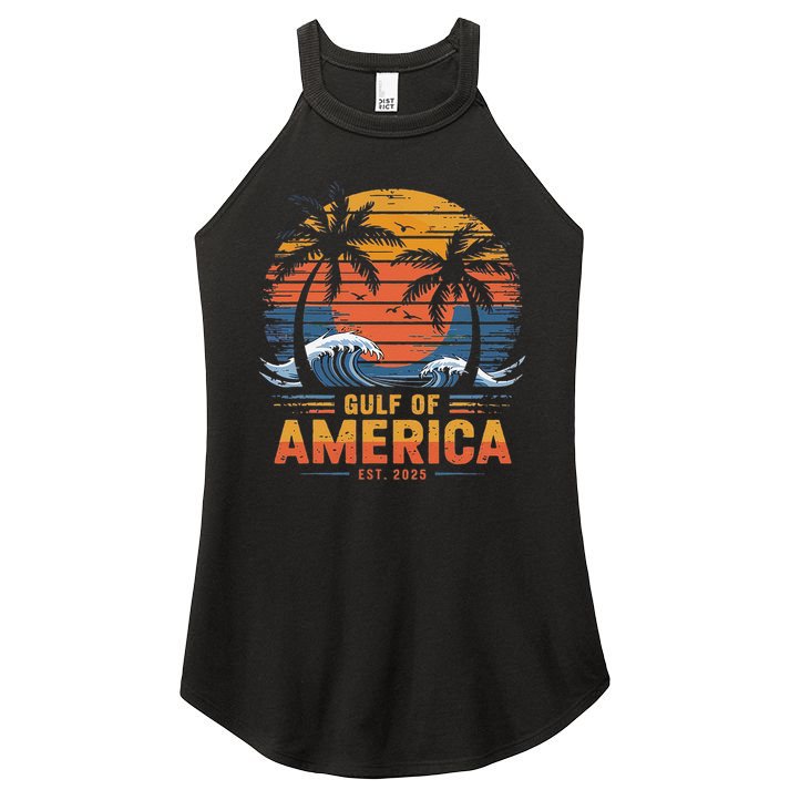 Funny Trump Gulf Of Us America 2025 Trump Merchandise Women's Perfect Tri Rocker Tank