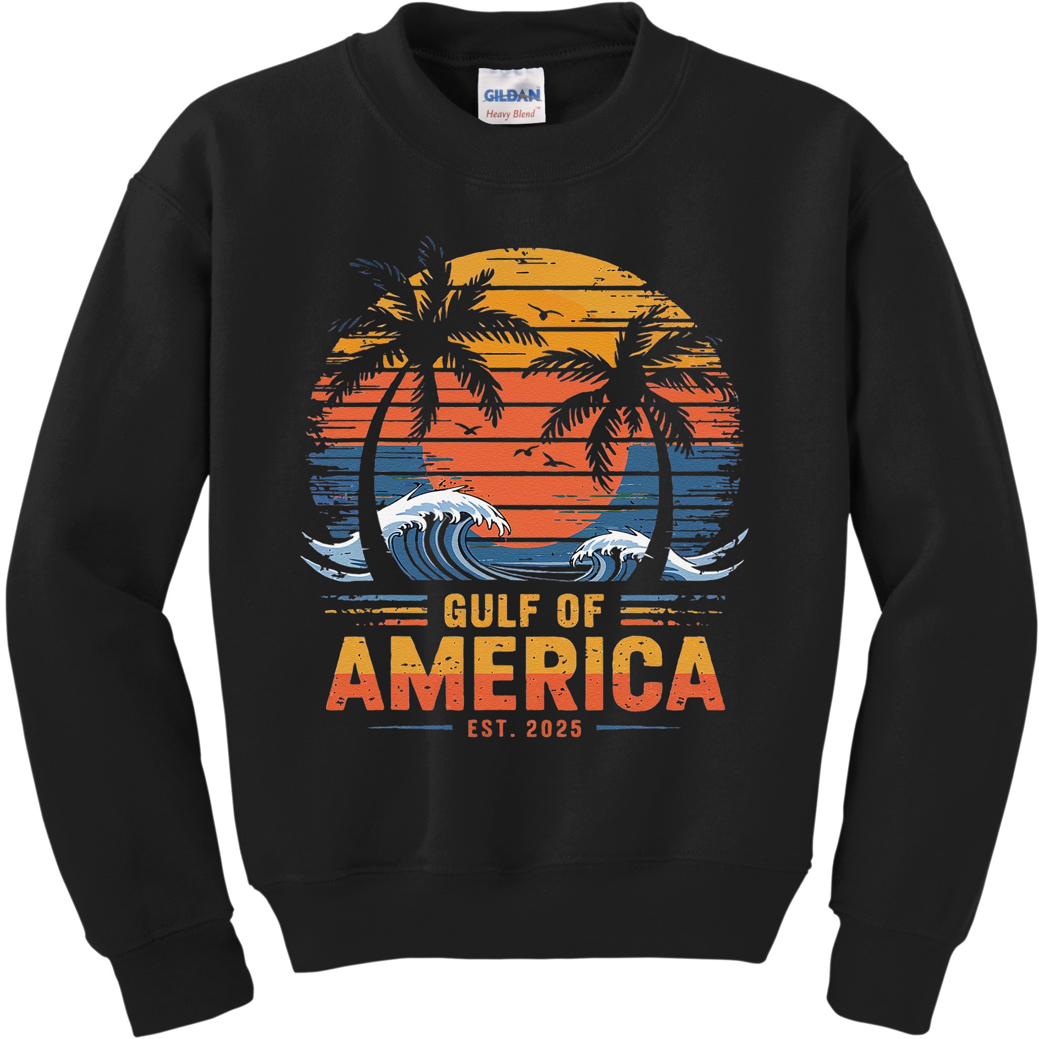 Funny Trump Gulf Of Us America 2025 Trump Merchandise Kids Sweatshirt