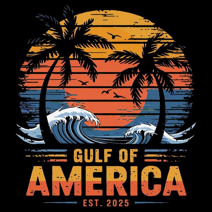 Funny Trump Gulf Of Us America 2025 Trump Merchandise Kids T-Shirt