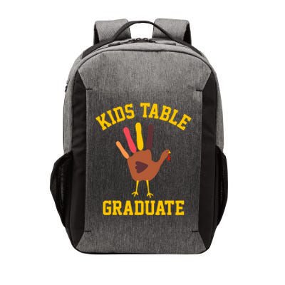 Funny Table Graduate Thanksgiving Turkey Handprint Vector Backpack