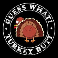 Funny Thanksgiving Guess What Turkey Butt 16 in Basic Backpack