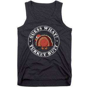 Funny Thanksgiving Guess What Turkey Butt Tank Top