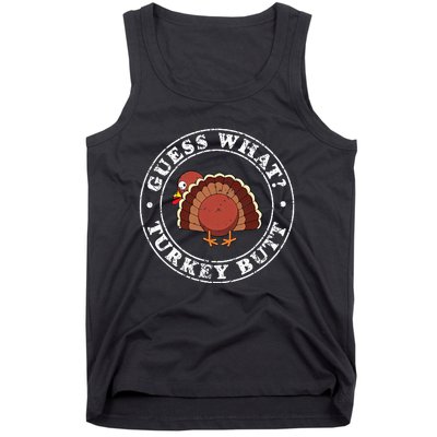 Funny Thanksgiving Guess What Turkey Butt Tank Top