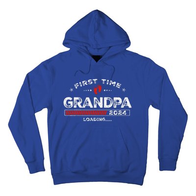 First Time Grandpa Est. 2024 Loading Soon To Be Dad Grandpa Hoodie