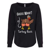 Funny Thanksgiving Guess What Turkey Butt Womens California Wash Sweatshirt