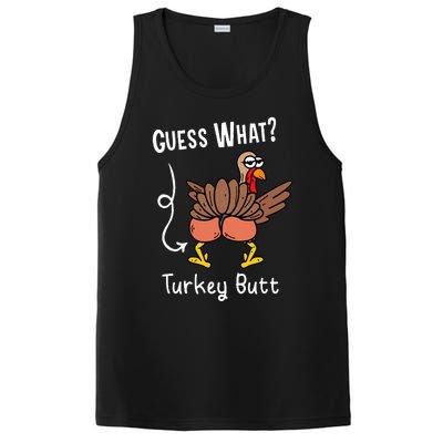 Funny Thanksgiving Guess What Turkey Butt PosiCharge Competitor Tank