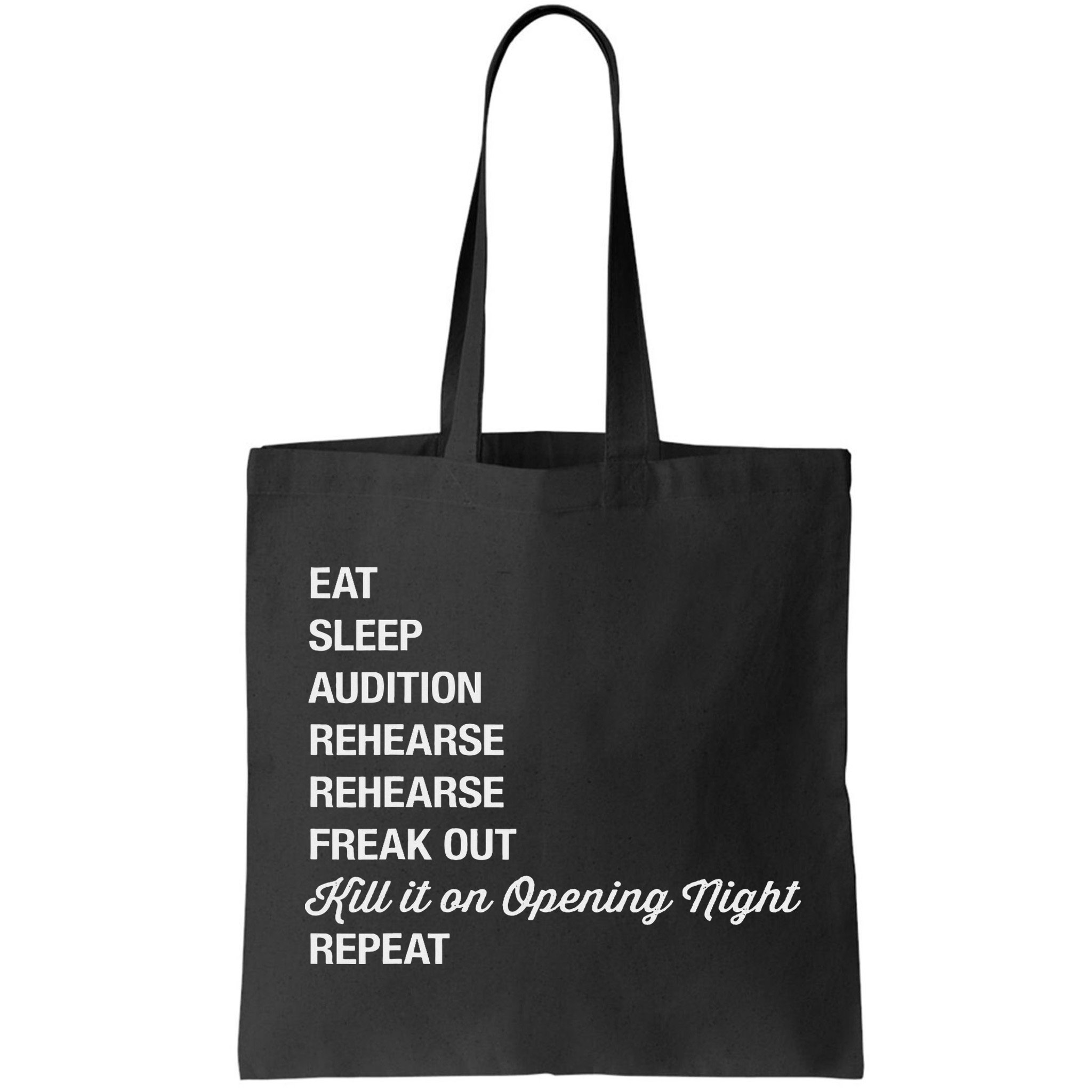 Funny Theater Geek Gift Musical Life Eat Sleep Theatre Bag