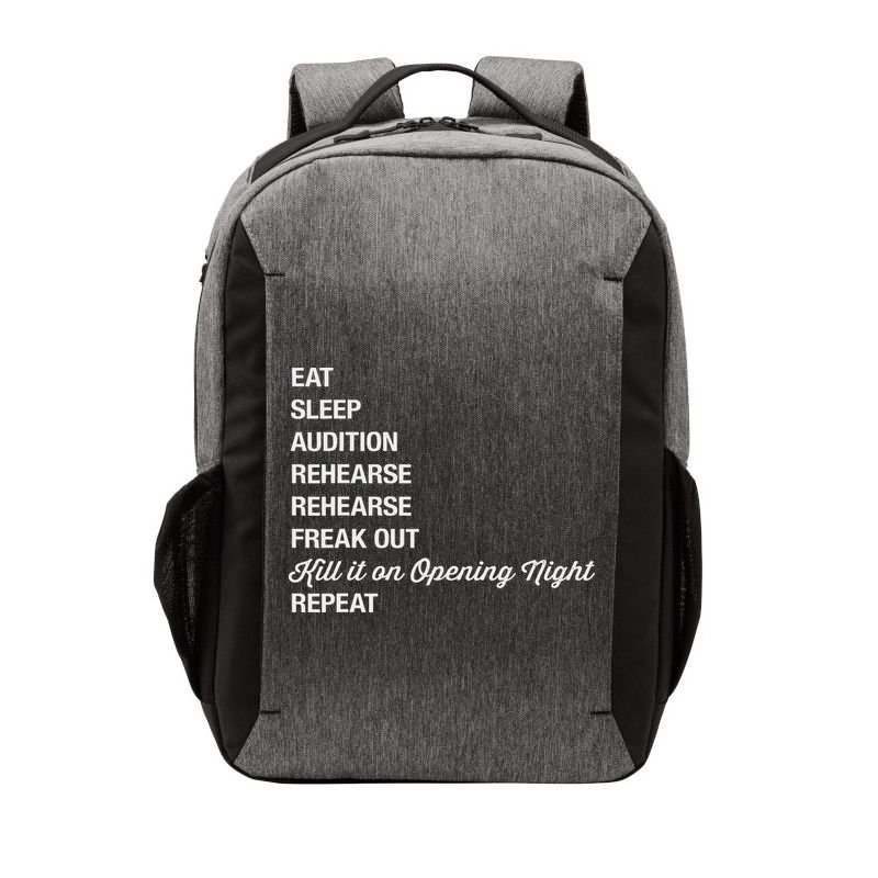 Funny Theater Geek Gift Musical Life Eat Sleep Theatre Vector Backpack