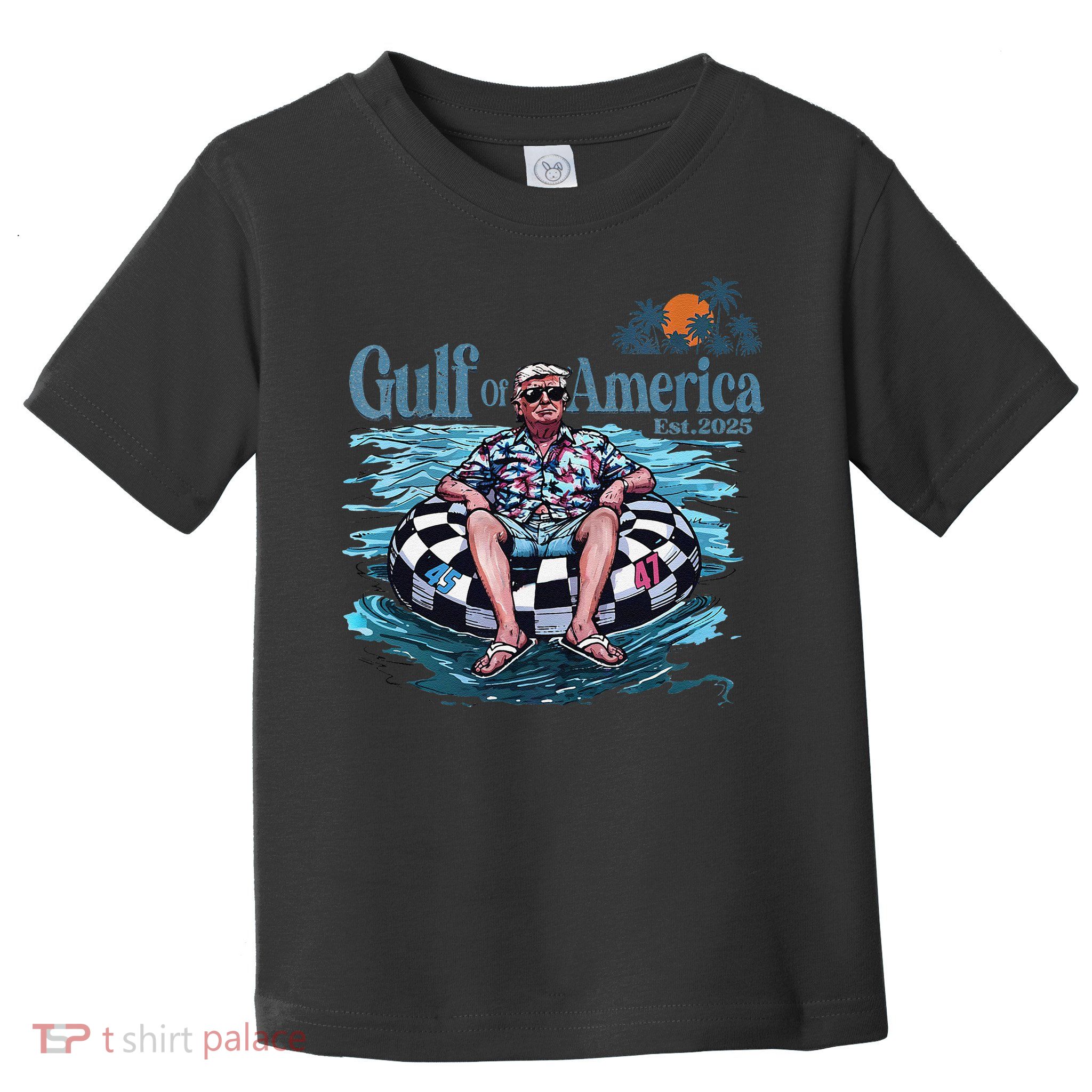 Funny Trump Gulf Of Us America Est 2025 Toddler T-Shirt