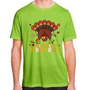 Funny Thanksgiving Guess What Turkey Butt Couples Matching Adult ChromaSoft Performance T-Shirt