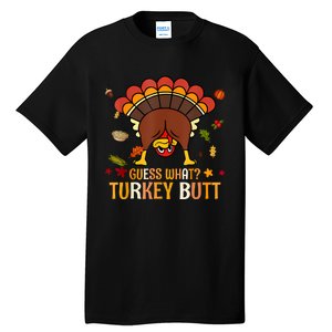 Funny Thanksgiving Guess What Turkey Butt Couples Matching Tall T-Shirt